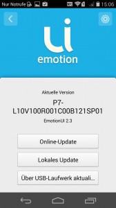 Huawei Ascend P7 EmotionUI Version (Bild: N-Droid.de)