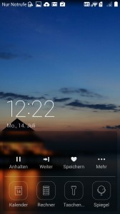 Huawei Ascend P7 Lockscreen (Bild: N-Droid.de)
