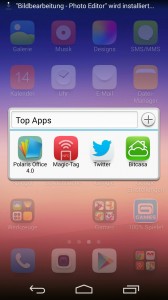 Huawei Ascend P7 Top Apps (Bild: N-Droid.de)