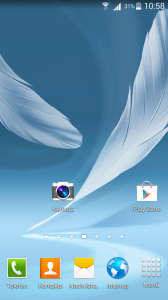 Imperium KitKat Rom Startseite (Screenshot: N-Droid.de)