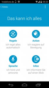 Moto X: Moto Voice (Screenshot: n-droid.de)