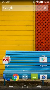 Moto X: Startbildschirm (Screenshot: n-droid.de)