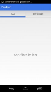Moto X: Telefon-App (Screenshot: n-droid.de)