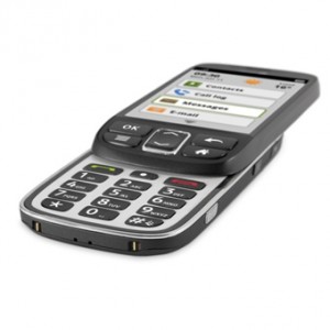 0Doro_PhoneEasy_740_open_on_table_bottom (Bild: Doro)