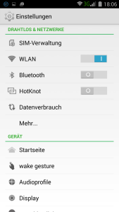 Leagoo Lead 7 Einstellungen (Screenshot: N-Droid.de)