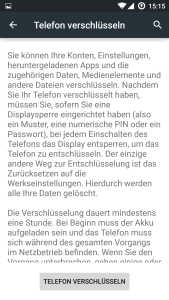 Verschlüsseln Text Screenshot