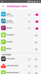 5.) Damit es nicht zu unübersichtlich wird, könnt ihr ganz bequem Filter setzen. Vertraut ihr etwa nur auf einen Anbieter, wird euch nur dieser angezeigt.