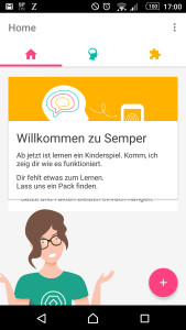1.) Oh, wie freundlich! Zu Beginn werdet ihr von Semper wärmstens empfangen.