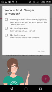 4.) Lernziele? Hat Semper offiziell - nur werdet ihr mit dieser App allein keines dieser Ziele erreichen...