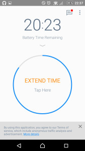 2.) ... und prompt könnt ihr über einen Tap auf den Button die Optimierung starten.