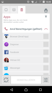 4.) Weiter geht es mit Apps, die Berechtigungen einfordern, die euch unheimlich sind. Seit Android 6.0 könnt ihr das zwar auch mit Bordmitteln tun, The Cleaner ist in der Anwendung jedoch komfortabler.