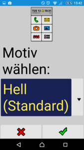 1.) Der BIG Launcher ist unser persönliches Highlight. Hier könnt ihr alles personalisieren - neben dem dargestellten Farbschema auch die Schriftgröße, Anordnung der Symbole und die Verknüpfungen von Apps.